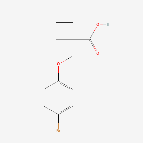 1-[(4-bromophenoxy)methyl]cyclobutane-1-carboxylic acid (CAS: 1387558-63-5) - Related Chemical Product