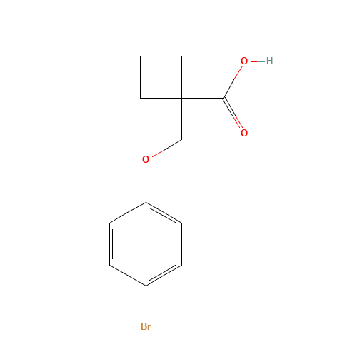 1-[(4-bromophenoxy)methyl]cyclobutane-1-carboxylic acid (CAS: 1387558-63-5) - Related Chemical Product