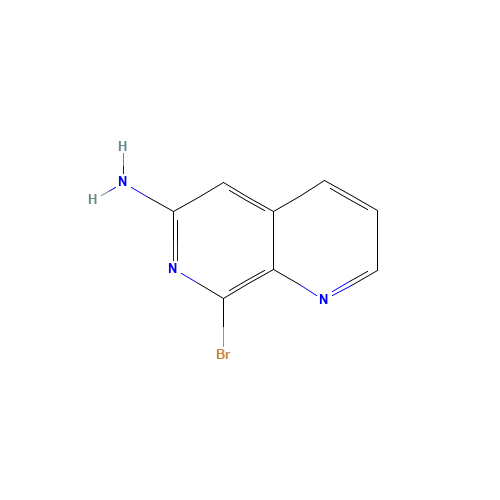 8-bromo-1,7-naphthyridin-6-amine (CAS: 5912-35-6) - Related Chemical Product