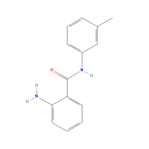 2-amino-N-(3-methylphenyl)benzamide (CAS: 22312-62-5) - Chemical Structure and Molecular Formula 
