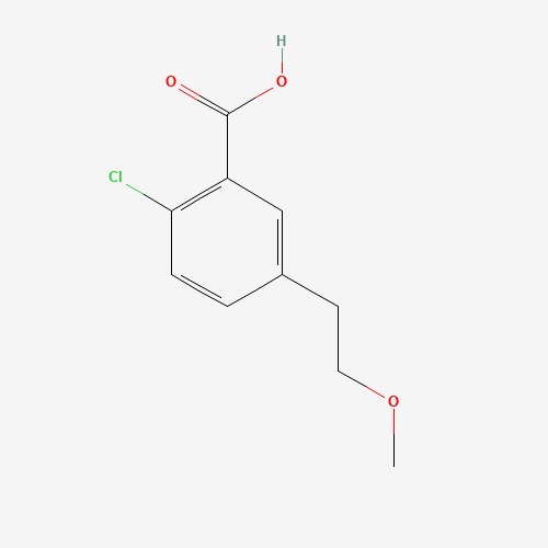 2-chloro-5-(2-methoxyethyl)benzoic acid (CAS: 1206625-85-5) - Related Chemical Product