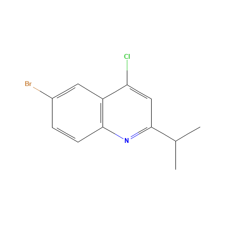 6-bromo-4-chloro-2-propan-2-ylquinoline (CAS: 930570-43-7) - Related Chemical Product
