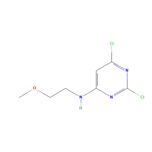 2,6-dichloro-N-(2-methoxyethyl)pyrimidin-4-amine (CAS: 879609-73-1) - Related Chemical Product