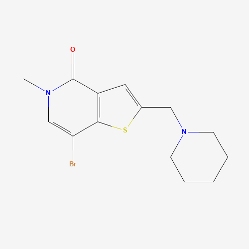 7-bromo-5-methyl-2-(piperidin-1-ylmethyl)thieno[3,2-c]pyridin-4-one (CAS: 1610520-56-3) - Related Chemical Product