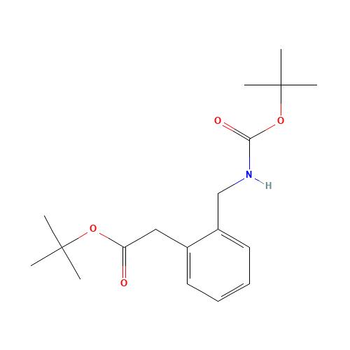 tert-butyl 2-[2-[[(2-methylpropan-2-yl)oxycarbonylamino]methyl]phenyl]acetate (CAS: 1332575-55-9) - Related Chemical Product