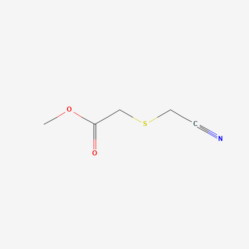 methyl 2-(cyanomethylsulfanyl)acetate (CAS: 52069-53-1) - Chemical Structure and Molecular Formula 