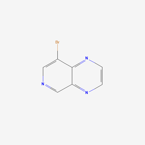 8-bromopyrido[3,4-b]pyrazine (CAS: 929074-45-3) - Chemical Structure and Molecular Formula 