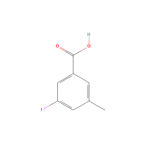 3-iodo-5-methylbenzoic acid (CAS: 52107-90-1) - Chemical Structure and Molecular Formula 
