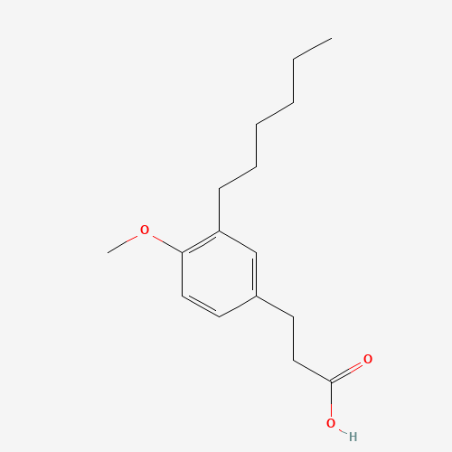 3-(3-hexyl-4-methoxyphenyl)propanoic acid (CAS: 723760-82-5) - Related Chemical Product