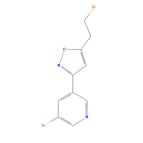 5-(2-bromoethyl)-3-(5-bromopyridin-3-yl)-1,2-oxazole (CAS: 1231244-48-6) - Related Chemical Product