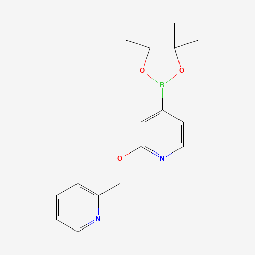 2-(pyridin-2-ylmethoxy)-4-(4,4,5,5-tetramethyl-1,3,2-dioxaborolan-2-yl)pyridine (CAS: 1610521-32-8) - Related Chemical Product