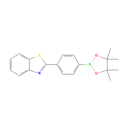 2-[4-(4,4,5,5-tetramethyl-1,3,2-dioxaborolan-2-yl)phenyl]-1,3-benzothiazole (CAS: 1007375-81-6) - Related Chemical Product