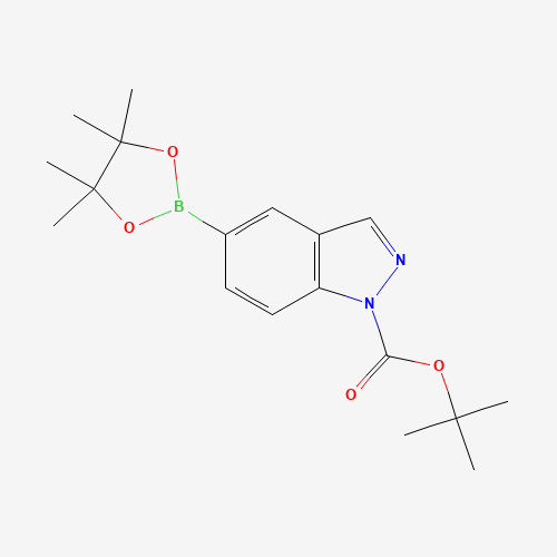 tert-butyl 5-(4,4,5,5-tetramethyl-1,3,2-dioxaborolan-2-yl)indazole-1-carboxylate (CAS: 864771-44-8) - Related Chemical Product