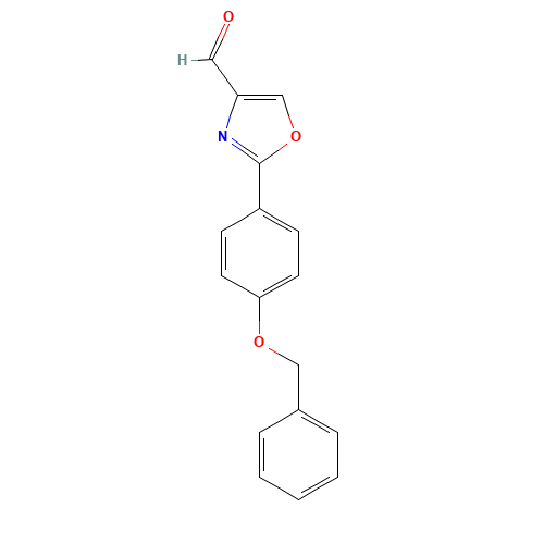 2-(4-phenylmethoxyphenyl)-1,3-oxazole-4-carbaldehyde (CAS: 885273-30-3) - Related Chemical Product