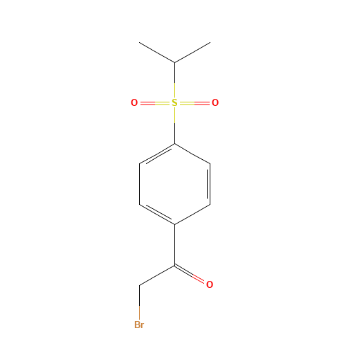 2-bromo-1-(4-propan-2-ylsulfonylphenyl)ethanone (CAS: 100126-06-5) - Related Chemical Product