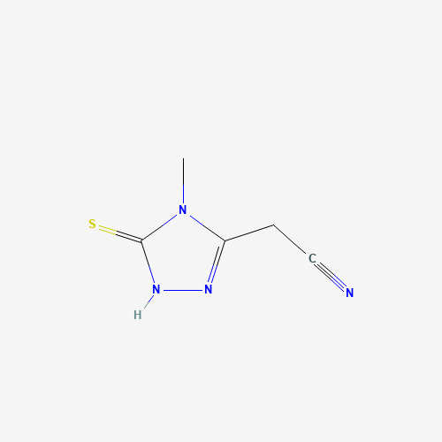 2-(4-methyl-5-sulfanylidene-1H-1,2,4-triazol-3-yl)acetonitrile (CAS: 59682-60-9) - Related Chemical Product