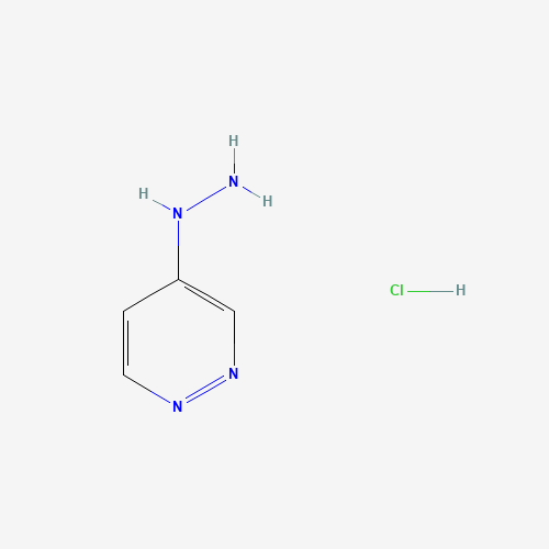 pyridazin-4-ylhydrazine;hydrochloride (CAS: 117044-03-8) - Chemical Structure and Molecular Formula 