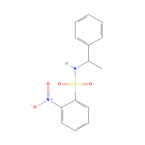 2-nitro-N-(1-phenylethyl)benzenesulfonamide (CAS: 295361-05-6) - Related Chemical Product