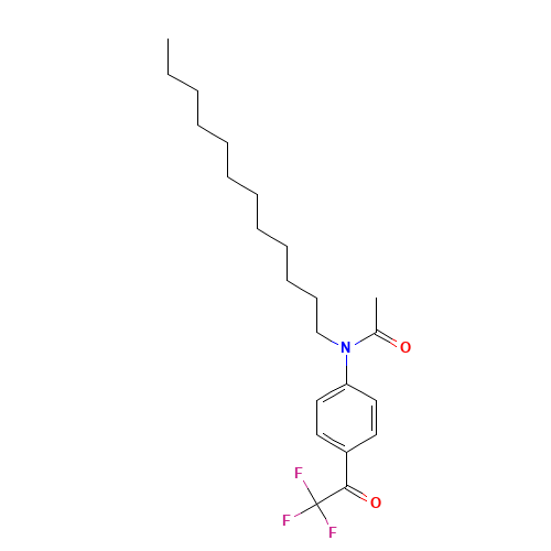 N-dodecyl-N-[4-(2,2,2-trifluoroacetyl)phenyl]acetamide (CAS: 129476-45-5) - Related Chemical Product