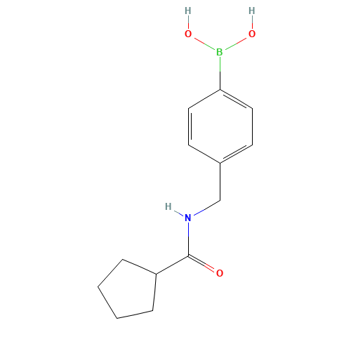 [4-[(cyclopentanecarbonylamino)methyl]phenyl]boronic acid (CAS: 919347-62-9) - Related Chemical Product