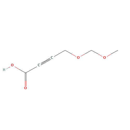 4-(methoxymethoxy)but-2-ynoic acid (CAS: 220700-05-0) - Chemical Structure and Molecular Formula 