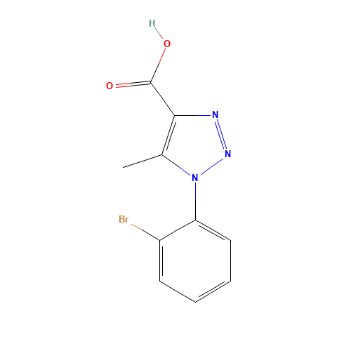 1-(2-bromophenyl)-5-methyltriazole-4-carboxylic acid (CAS: 210159-10-7) - Related Chemical Product