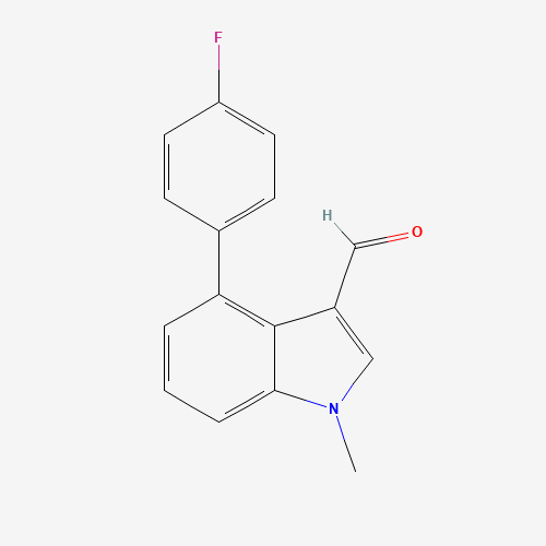 4-(4-fluorophenyl)-1-methylindole-3-carbaldehyde (CAS: 1360920-68-8) - Related Chemical Product