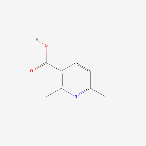 2,6-dimethylpyridine-3-carboxylic acid (CAS: 5860-71-9) - Chemical Structure and Molecular Formula 