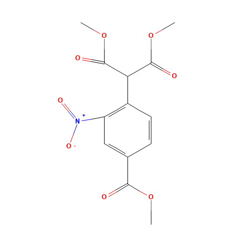 dimethyl 2-(4-methoxycarbonyl-2-nitrophenyl)propanedioate (CAS: 1160293-27-5) - Related Chemical Product