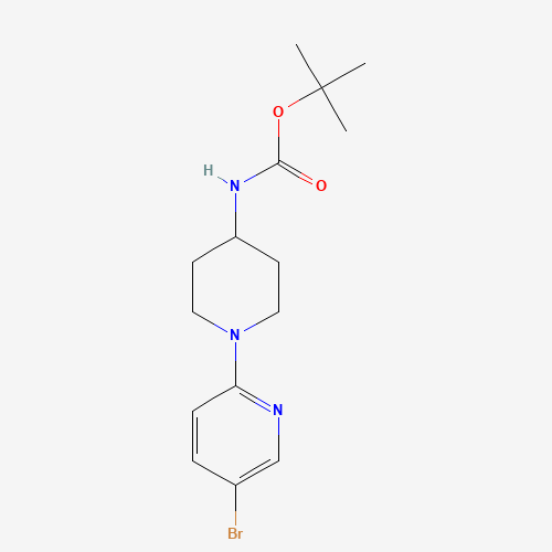 tert-butyl N-[1-(5-bromopyridin-2-yl)piperidin-4-yl]carbamate (CAS: 1042917-47-4) - Related Chemical Product