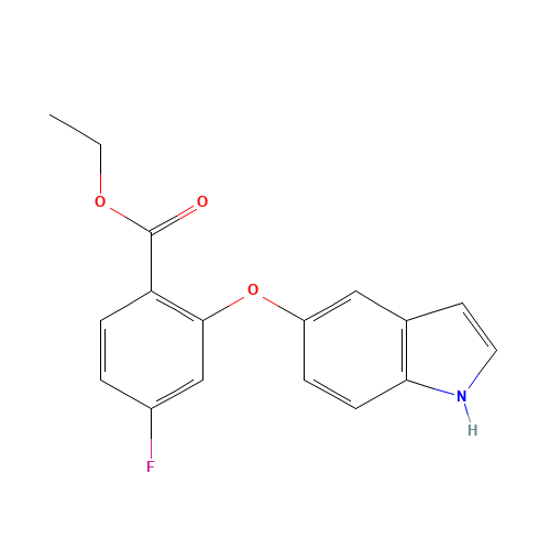 ethyl 4-fluoro-2-(1H-indol-5-yloxy)benzoate (CAS: 1228781-00-7) - Related Chemical Product