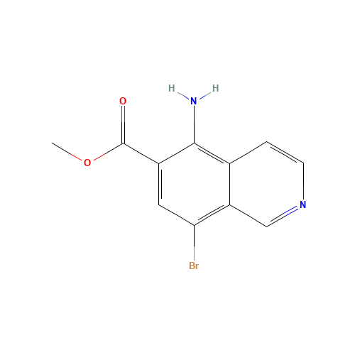 methyl 5-amino-8-bromoisoquinoline-6-carboxylate (CAS: 1312289-38-5) - Related Chemical Product