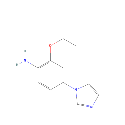 4-imidazol-1-yl-2-propan-2-yloxyaniline (CAS: 1462952-61-9) - Related Chemical Product