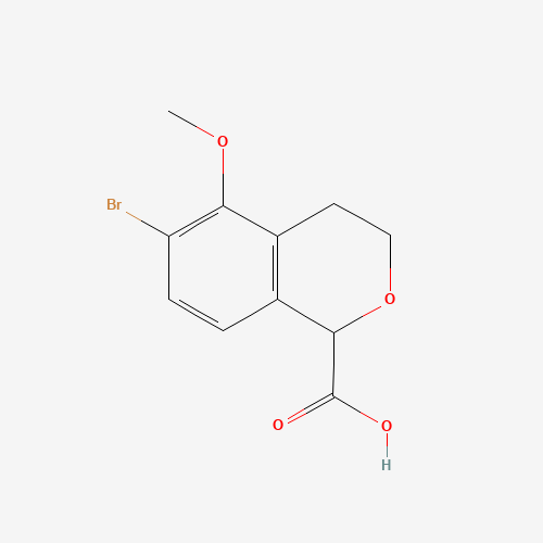 6-bromo-5-methoxy-3,4-dihydro-1H-isochromene-1-carboxylic acid (CAS: 1255209-18-7) - Related Chemical Product