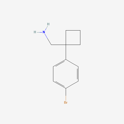 [1-(4-bromophenyl)cyclobutyl]methanamine (CAS: 1039932-36-9) - Related Chemical Product