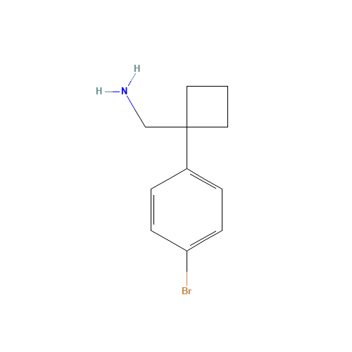 [1-(4-bromophenyl)cyclobutyl]methanamine (CAS: 1039932-36-9) - Related Chemical Product
