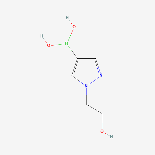 [1-(2-hydroxyethyl)pyrazol-4-yl]boronic acid (CAS: 1086063-70-8) - Related Chemical Product