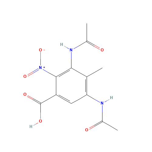 3,5-diacetamido-4-methyl-2-nitrobenzoic acid (CAS: 54002-30-1) - Related Chemical Product