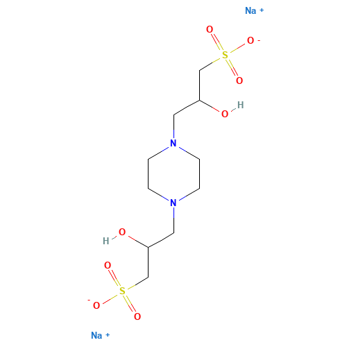 disodium;2-hydroxy-3-[4-(2-hydroxy-3-sulfonatopropyl)piperazin-1-yl]propane-1-sulfonate (CAS: 108321-07-9) - Related Chemical Product