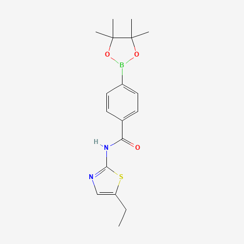 N-(5-ethyl-1,3-thiazol-2-yl)-4-(4,4,5,5-tetramethyl-1,3,2-dioxaborolan-2-yl)benzamide (CAS: 1419221-39-8) - Related Chemical Product