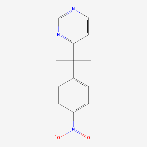4-[2-(4-nitrophenyl)propan-2-yl]pyrimidine (CAS: 561297-76-5) - Related Chemical Product