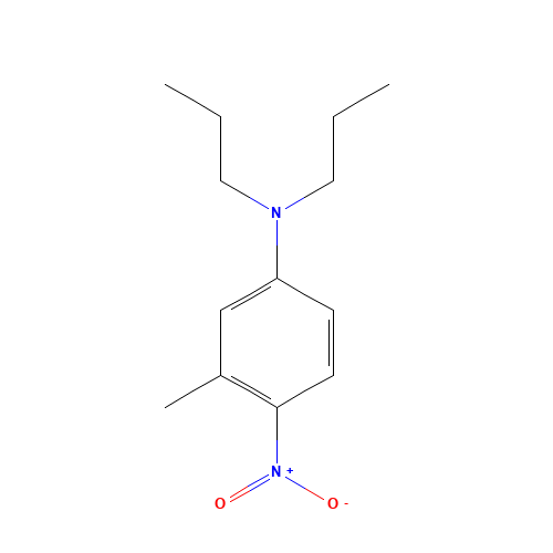 3-methyl-4-nitro-N,N-dipropylaniline (CAS: 821776-55-0) - Chemical Structure and Molecular Formula 