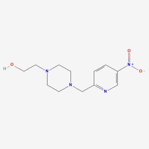 2-[4-[(5-nitropyridin-2-yl)methyl]piperazin-1-yl]ethanol (CAS: 1453213-16-5) - Related Chemical Product