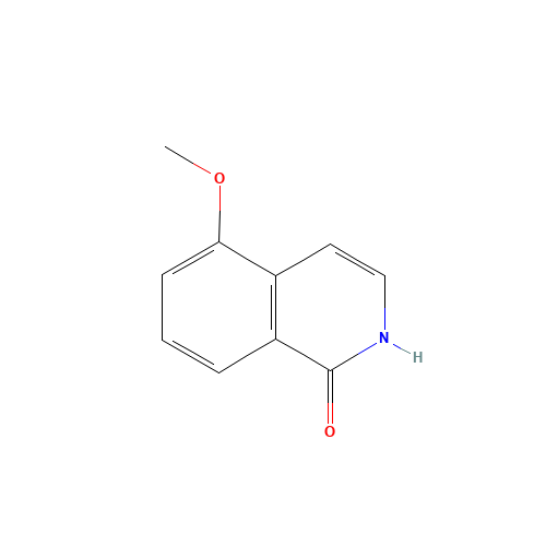 5-methoxy-2H-isoquinolin-1-one (CAS: 118313-35-2) - Chemical Structure and Molecular Formula 