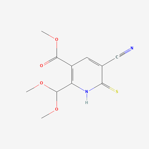 methyl 5-cyano-2-(dimethoxymethyl)-6-sulfanylidene-1H-pyridine-3-carboxylate (CAS: 264225-72-1) - Related Chemical Product