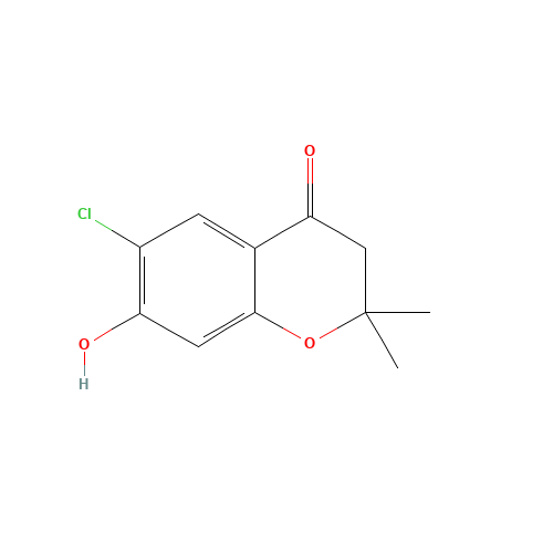 6-chloro-7-hydroxy-2,2-dimethyl-3H-chromen-4-one (CAS: 50544-46-2) - Related Chemical Product
