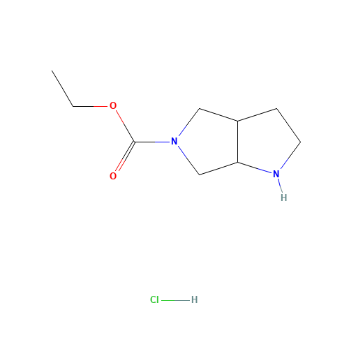 ethyl 2,3,3a,4,6,6a-hexahydro-1H-pyrrolo[2,3-c]pyrrole-5-carboxylate;hydrochloride (CAS: 1186663-22-8) - Related Chemical Product