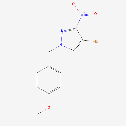 4-bromo-1-[(4-methoxyphenyl)methyl]-5-nitropyrazole (CAS: 1455366-34-3) - Related Chemical Product