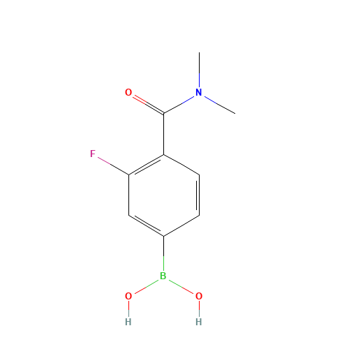 [4-(dimethylcarbamoyl)-3-fluorophenyl]boronic acid (CAS: 874289-13-1) - Related Chemical Product