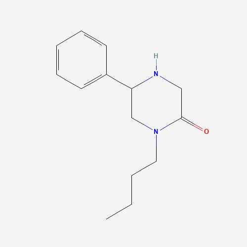 1-butyl-5-phenylpiperazin-2-one (CAS: 1315258-15-1) - Chemical Structure and Molecular Formula 